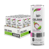 CELSIUS Fizz Free Dragon Fruit Lime bottle for a sugar-free energy boost.