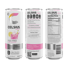 Celsius Fizz Free Pink Lemonade can ready for a quick caffeine boost