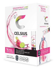 Celsius guarana seed extract label indicating a natural energy lift.