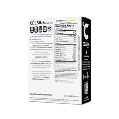 CELSIUS On-The-Go Blueberry Lemonade powder stick sachet ready to mix