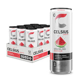 CELSIUS Sparkling Watermelon can front view for on-the-go energy.