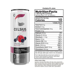 CELSIUS Sparkling Wild Berry 12-pack box ready for on-the-go energy