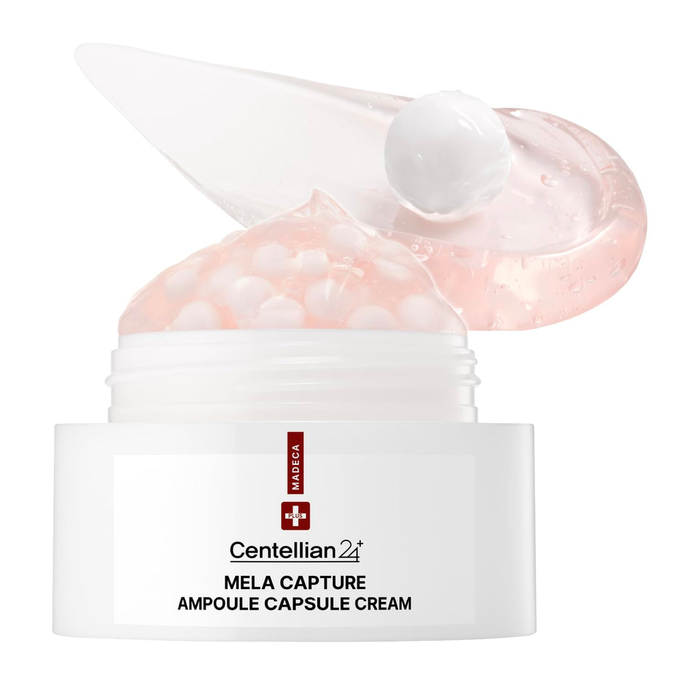 Centellian 24 Madeca Mela Capture ampoule bottle showing radiant packaging for brightening potential