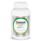 Centrum Minis Silver bottle with tablets; supports bone health and energy for adults 50+.