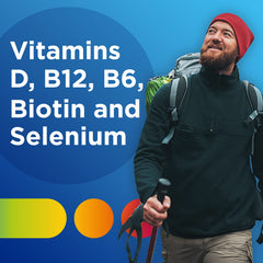 Centrum MultiGummies for Men cherry flavor gummies arranged for tasty daily routine.