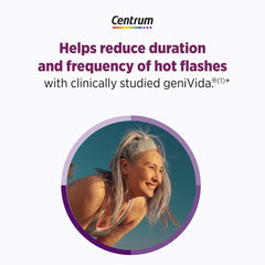 Centrum Restful Sleep bottle with glass suggesting a calming evening routine.