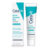 CeraVe Acne Control Gel bottle close-up for oil-free pore care.