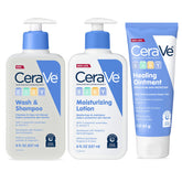 CeraVe Baby Bath Set front packaging with three gentle essentials for baby care.