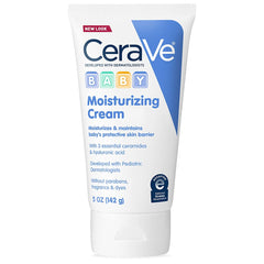 CeraVe Baby Cream jar close-up highlighting fragrance-free formula for delicate skin.
