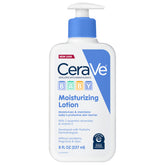 CeraVe Baby Lotion bottle front shows gentle daily hydration for sensitive skin