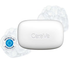 CeraVe Hydrating Cleanser Bar front view for face and body cleansing