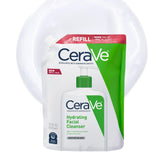 CeraVe Hydrating Facial Cleanser bottle front view for daily hydration.