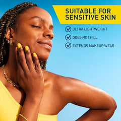 Cerave Invisible Mineral Sunscreen dispense pump for easy application.