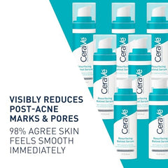 CeraVe Resurfacing Retinol Serum pump reveals creamy texture for even tone