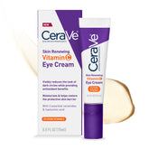 CeraVe Skin Renewing Vitamin C Eye Cream tube front, ready to brighten delicate under-eye skin.