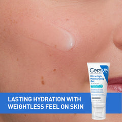 Texture close-up of CeraVe gel spreading smoothly on skin for quick absorption