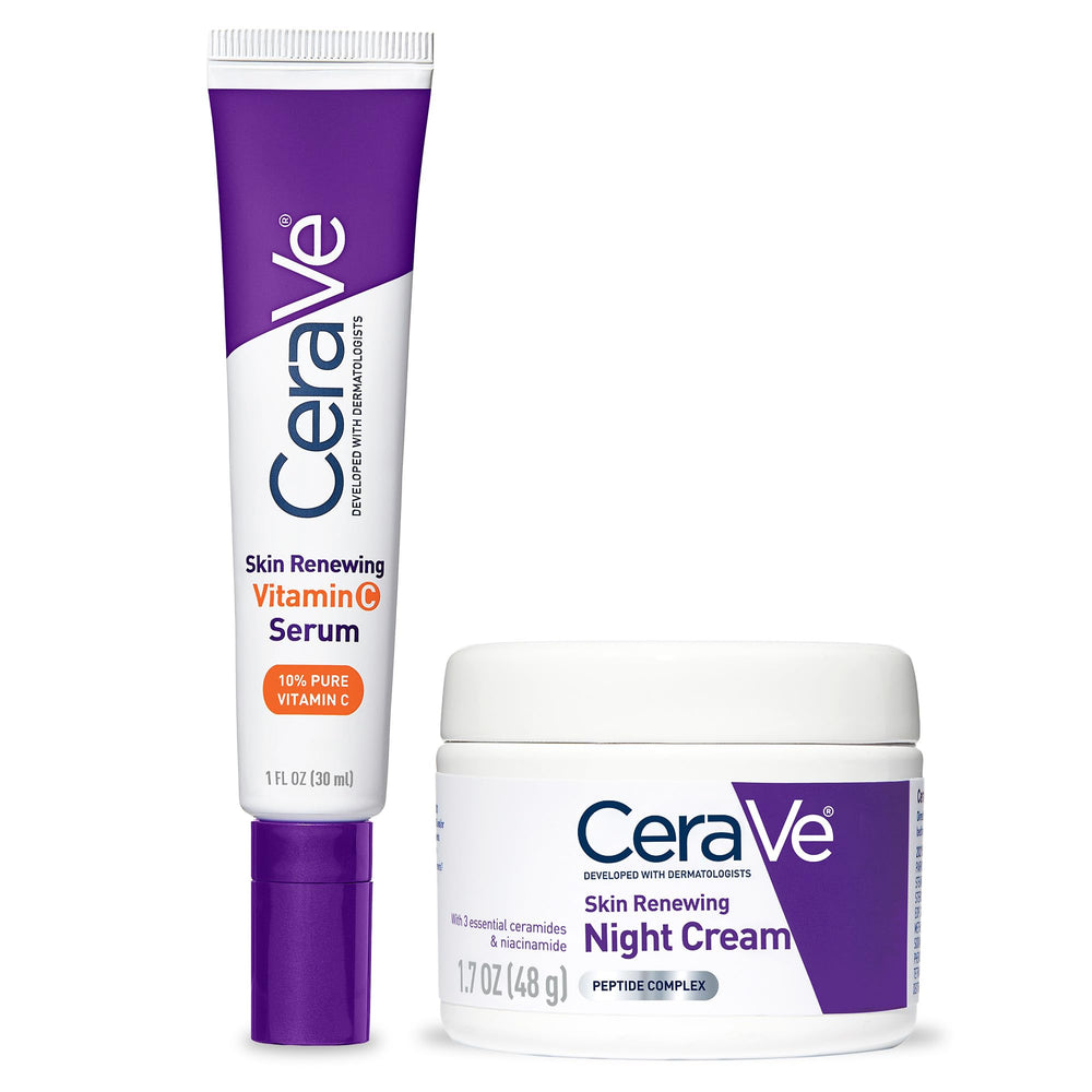 CeraVe Vitamin C Serum bottle highlighting brightening formula for daily use.