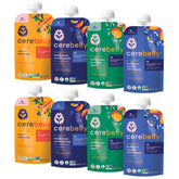 Cerebelly organic baby food pouches variety pack for on the go meals