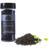 Çerez Pazarı nigella seeds 7oz bottle on shelf, perfect for baking and curries.