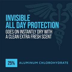 Certain Dri night-time application on underarms for targeted protection.