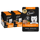 Cesar Filets en Sauce au Poulet – sachets individuels faciles à servir.