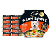 Cesar Warm Bowls roasted chicken entree tray with tender meat and veggies, ready to heat