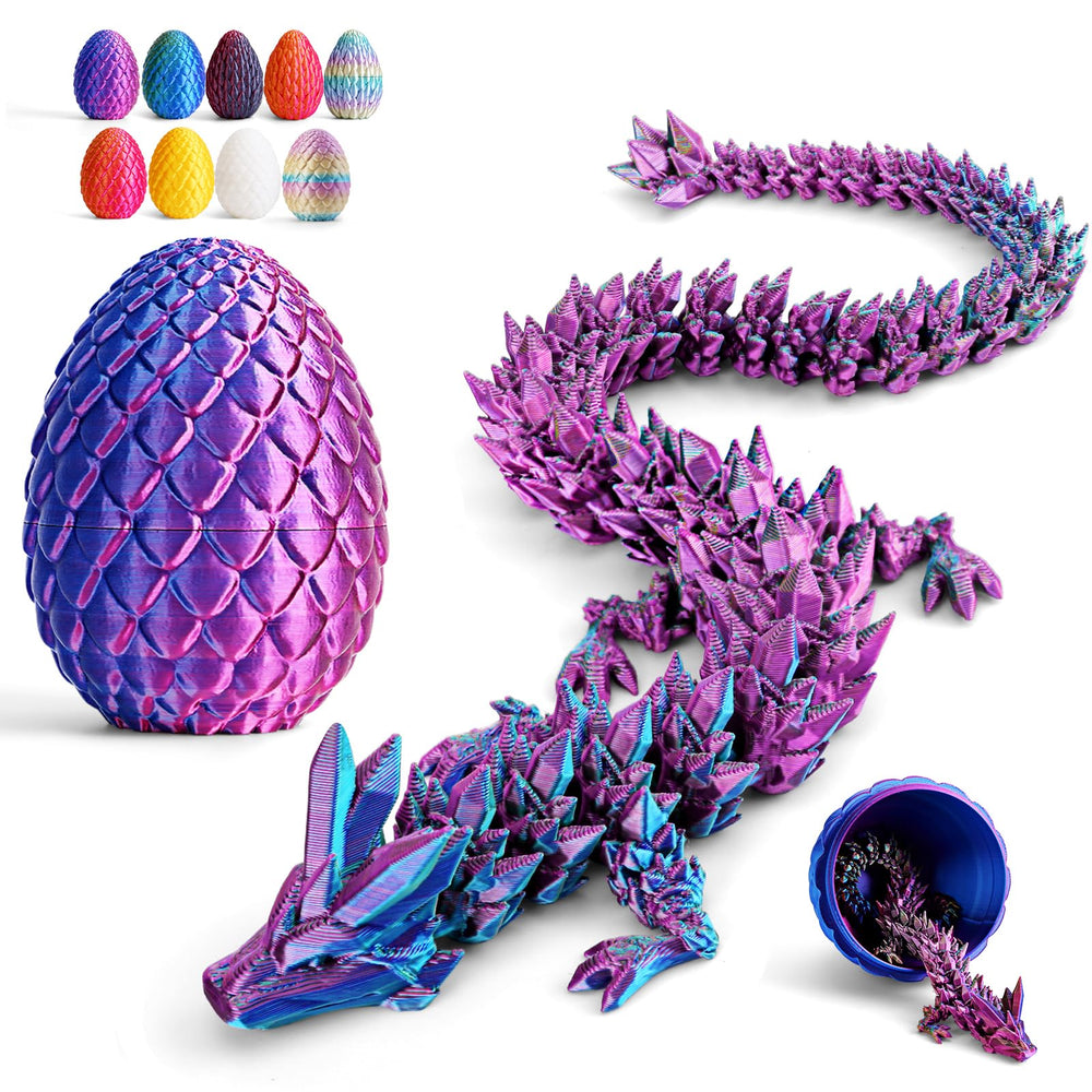 Cessfle Easter dragon egg with crystal interior for dramatic unboxing.