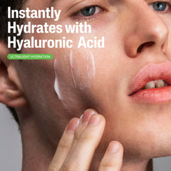 Cetaphil Daily Hydrating Lotion pump action demonstrates quick, mess-free application.