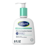 Cetaphil Gentle Clear bottle with pump for acne-prone skin daily cleansing.