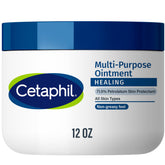 Cetaphil Healing Ointment 12oz bottle front view, fragrance-free formula ideal for sensitive skin