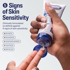 Cetaphil Healing Ointment bottle label closeup highlighting fragrance-free hypoallergenic care
