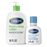 Cetaphil Hydrating Lotion bottle shows a lightweight, non-greasy formula for daily moisture.