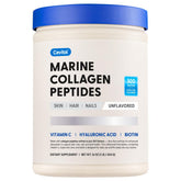 Cevitol Marine Collagen powder in a jar, convenient daily use for skin and joints.