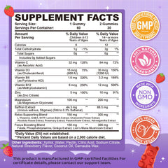 CFILIHTC saffron gummies packaging shows vegan sugar-free formula
