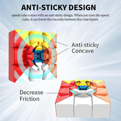 CFMOUR Speed Cube 3x3x3 quick-turning enables rapid, confident practice sessions.