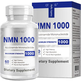 CFUKING NMN 1000mg bottle front view for everyday NAD support.