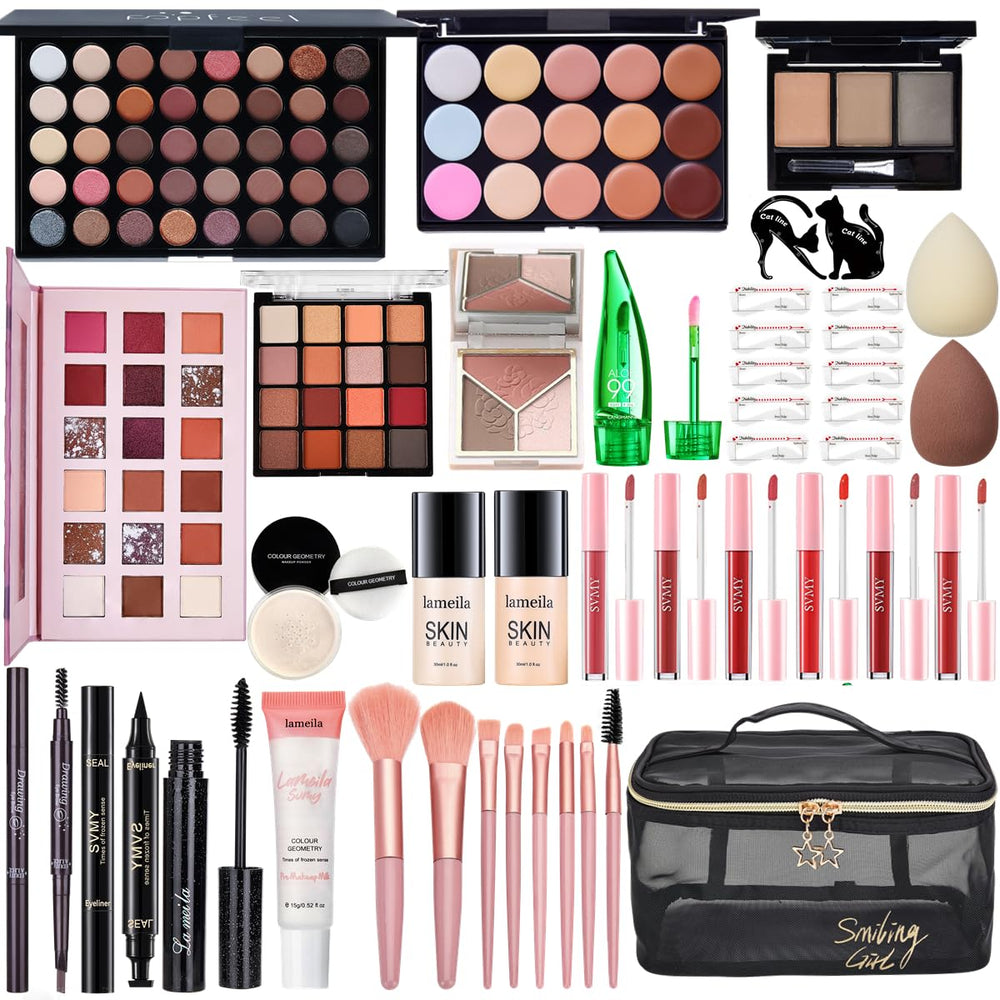 CHAFFUL All-in-One makeup kit packaging shows premium gift-ready presentation.