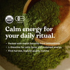 Chamberlain Coffee ceremonial matcha iced drink pouring over ice