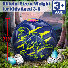 Champhox Size 3 soccer ball soft touch for beginner players.