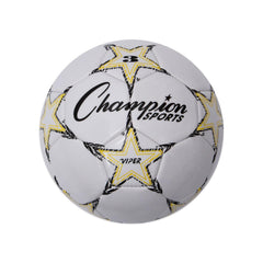 Champion Sports Viper Size 3 ball with soft-touch cover for comfortable play indoors or outdoors.