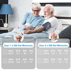 CHANI BP monitor features a clear, large display for at-a-glance readings