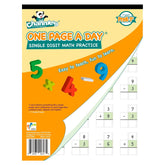 Channie’s One Page A Day cover, beginner-friendly math workbook for early learners.