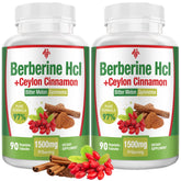 CHANUBITO Berberine 1500mg bottle for daily metabolism and immune support.