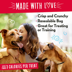USA-made Charlee Bear treats in a two-pack for versatile training.