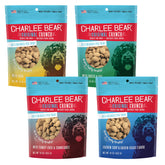 Charlee Bear Original Crunch treats as training rewards in a handy jar