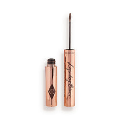 Charlotte Tilbury Legendary Brows tinted brow gel with micro-precision brush for natural fullness.