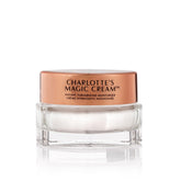 Charlotte Tilbury Magic Cream jar closeup shows rich hydration for all skin types