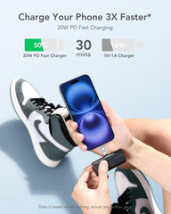 Charmast 20W fast charging powers iPhone quickly on the go
