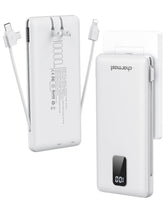 Charmast built-in cables shown for clutter-free charging on the go.