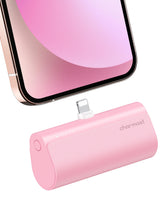 Charmast mini 20W PD portable charger front view shows compact power on the go.